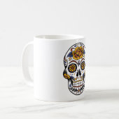 Mug Crâne d'Halloween (Devant gauche)
