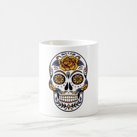Mug Crâne d'Halloween (Centre)