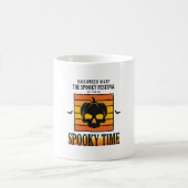 Mug Crâne d'Halloween Drôle Épouvantable Citation Vint (Centre)