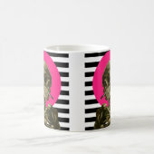 Mug Crâne d'un squelette avec collage de la cigarette (Centre)