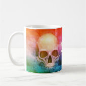 Mug Crâne éffrayant. Attention ! Boisson à refroidisse (Gauche)