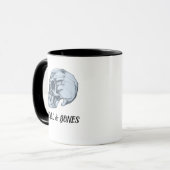 Mug Crâne effrayant pour Halloween (Devant gauche)