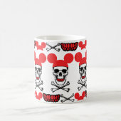 Mug Crâne en Casquette souris-oreille avec X-Bone (Centre)