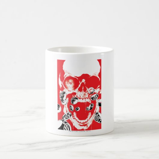 Mug Crâne et anneaux - Rouge (Centre)