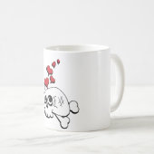 Mug Crâne et coeurs (Devant droit)