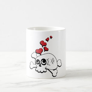 Mug Crâne et coeurs