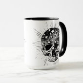 Mug Crâne et étoiles II (Devant droit)