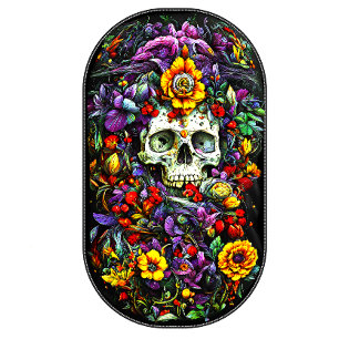 Mug Crâne et fleurs