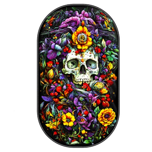 Mug Crâne et fleurs