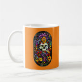 Mug Crâne et fleurs (Gauche)
