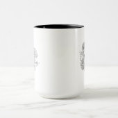 Mug Crâne et fleurs inspirés (Centre)