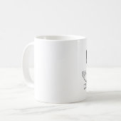 Mug Crâne et mains mécaniques (Devant gauche)