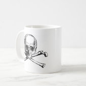 Mug Crâne et os (Devant gauche)