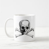 Mug Crâne et os (Gauche)
