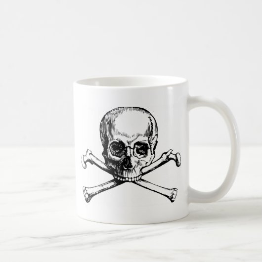 Mug Crâne et os (Droite)