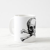 Mug Crâne et os (Devant gauche)