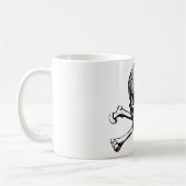 Mug Crâne et os (Gauche)