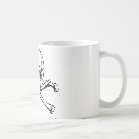 Mug Crâne et os (Droite)