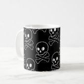 Mug Crâne et os croisés (Devant gauche)