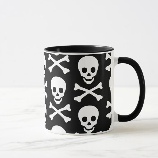 Mug Crâne et os croisés (Droite)