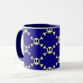 Mug Crâne et os croisés (Devant gauche)