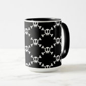 Mug Crâne et os croisés (Devant droit)