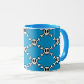 Mug Crâne et os croisés (Devant droit)