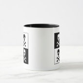 Mug Crâne et os croisés (Centre)