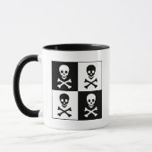 Mug Crâne et os croisés (Gauche)