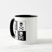 Mug Crâne et os croisés (Devant gauche)