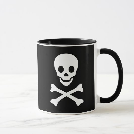 Mug Crâne et os croisés (Droite)