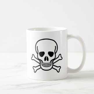 Mug crâne et os croisés