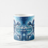 Mug Crâne et os croisés dans l'espace (Centre)