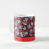Mug Crâne et Rose (Devant gauche)