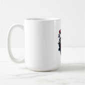 Mug Crâne et Rose : Gothique Floral Design (Gauche)