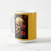 Mug Crâne et roses (Devant gauche)