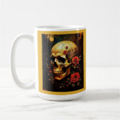 Mug Crâne et roses (Gauche)