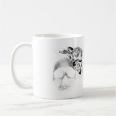 Mug Crâne et roses (Gauche)