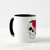 Mug Crâne et Roses (Devant gauche)