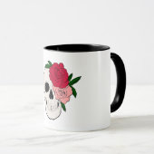 Mug Crâne et Roses (Devant droit)