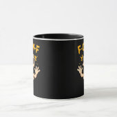 Mug Crâne F-Caw-F d'Halloween (Centre)