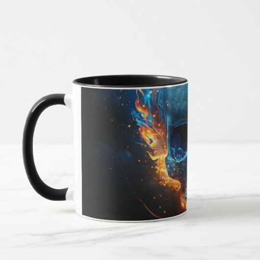 Mug Crâne flamboyant (Gauche)
