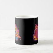 Mug Crâne flamboyant coloré (Centre)