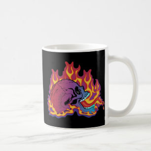 Mug Crâne flamboyant coloré