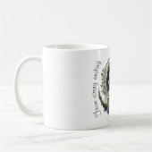 Mug Crâne Floral & Lune Art Gothique Céleste (Gauche)