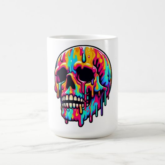 Mug Crâne fondu dynamique (Centre)