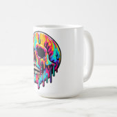 Mug Crâne fondu dynamique (Devant droit)