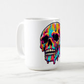 Mug Crâne fondu dynamique (Devant gauche)
