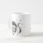 Mug crâne fumant (Devant gauche)