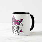 Mug Crâne Girlie Emo (Devant droit)